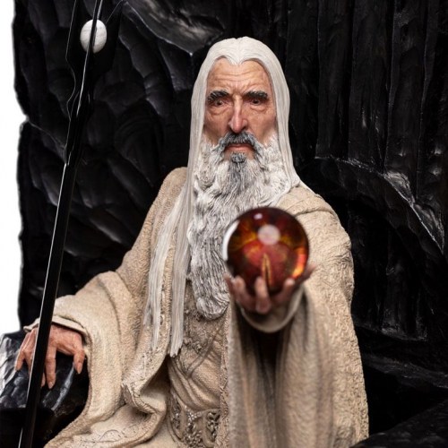 Saruman the White on Throne The Lord of the Rings 1/6 Statue by Weta